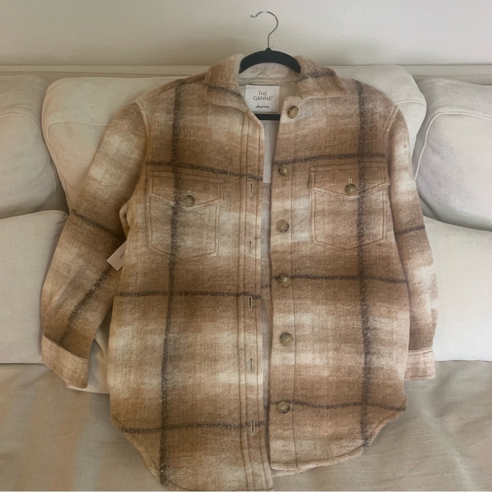 The Ganna Shirt Jacket Wilfred Aritzia XS Extra Small NEW WITH TAGS NWT